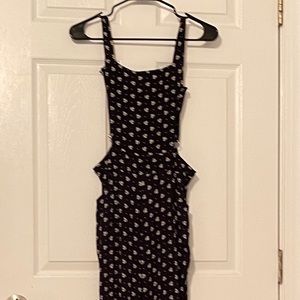 Black beachy overalls